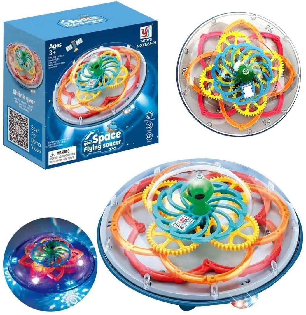 Ufo na baterie b&go światło i dźwięk