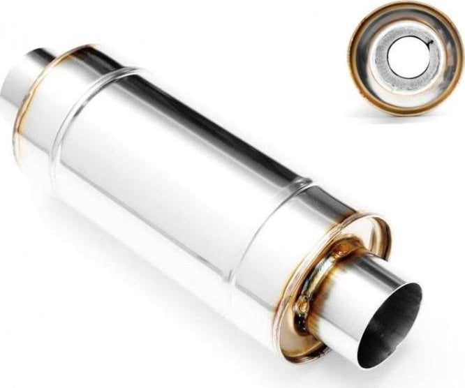 RM Motors Sportowy Tłumik Przelotowy 76mm 300mm RM