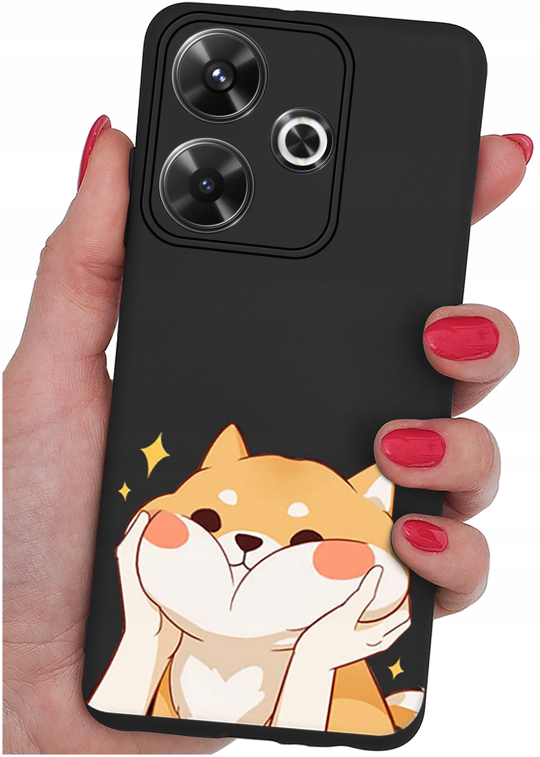 ETUI do Xiaomi Redmi 13 4G WZORY |SILIKONOWE MATT CASE + SZKŁO 9H