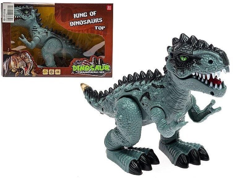 Dinozaur na baterie ruchomy światło i dźwięk