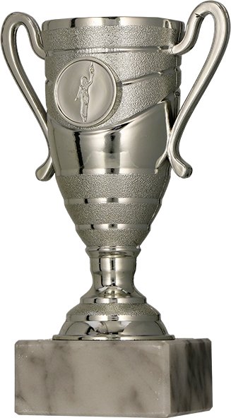 Victoria Sport Puchar plastikowy srebrny T-M