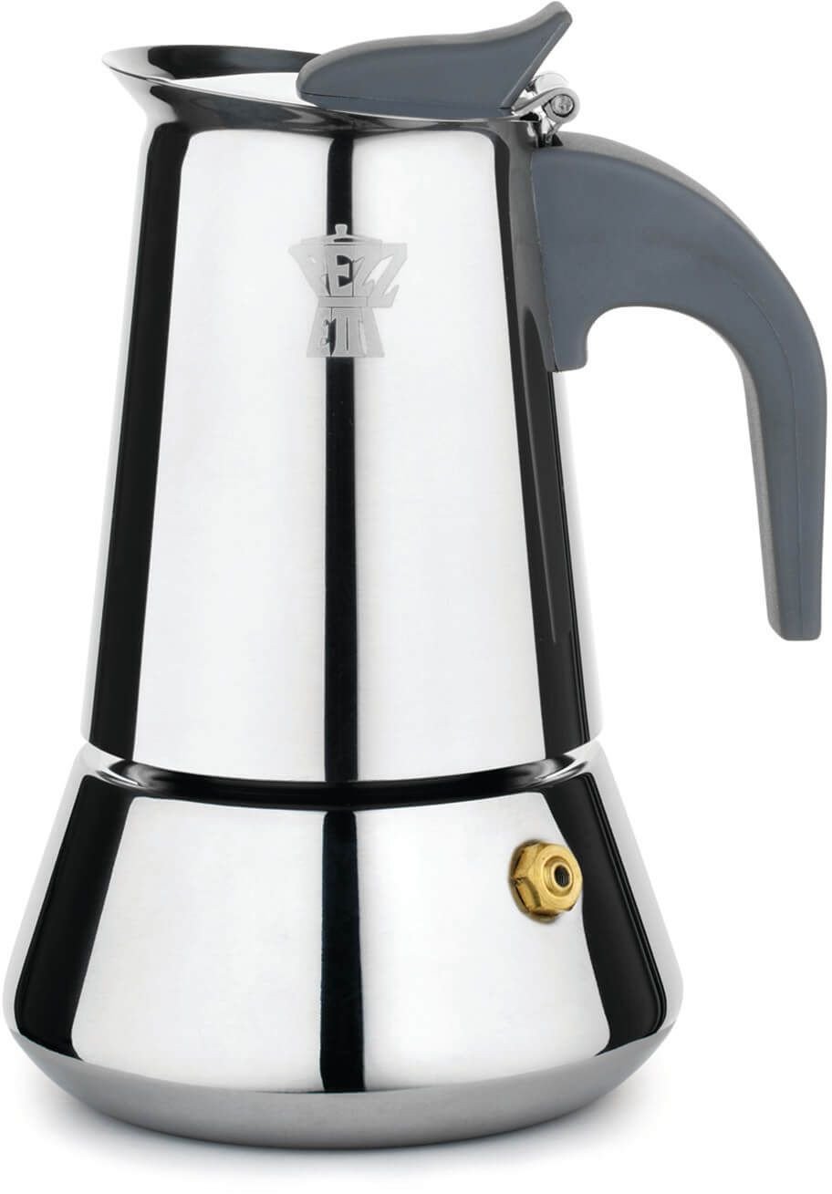 Kawiarka stalowa Pezzetti SOLIDEXPRESS 2 filiżanki elegancka srebrna