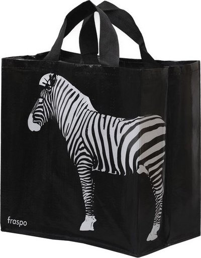 Fraspo Torba Animals 24L zebra czarna