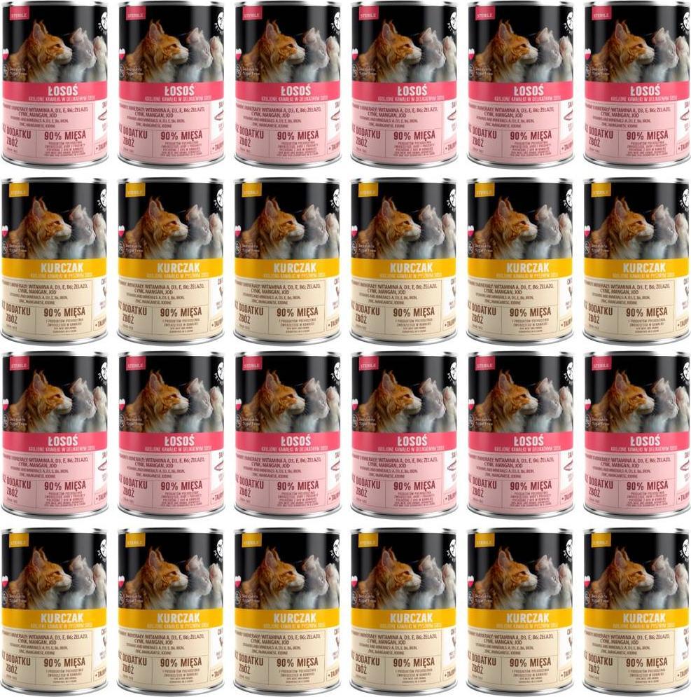 Pet Republic PetRepublic kawałki w sosie Mix smaków (steril) 24x400g