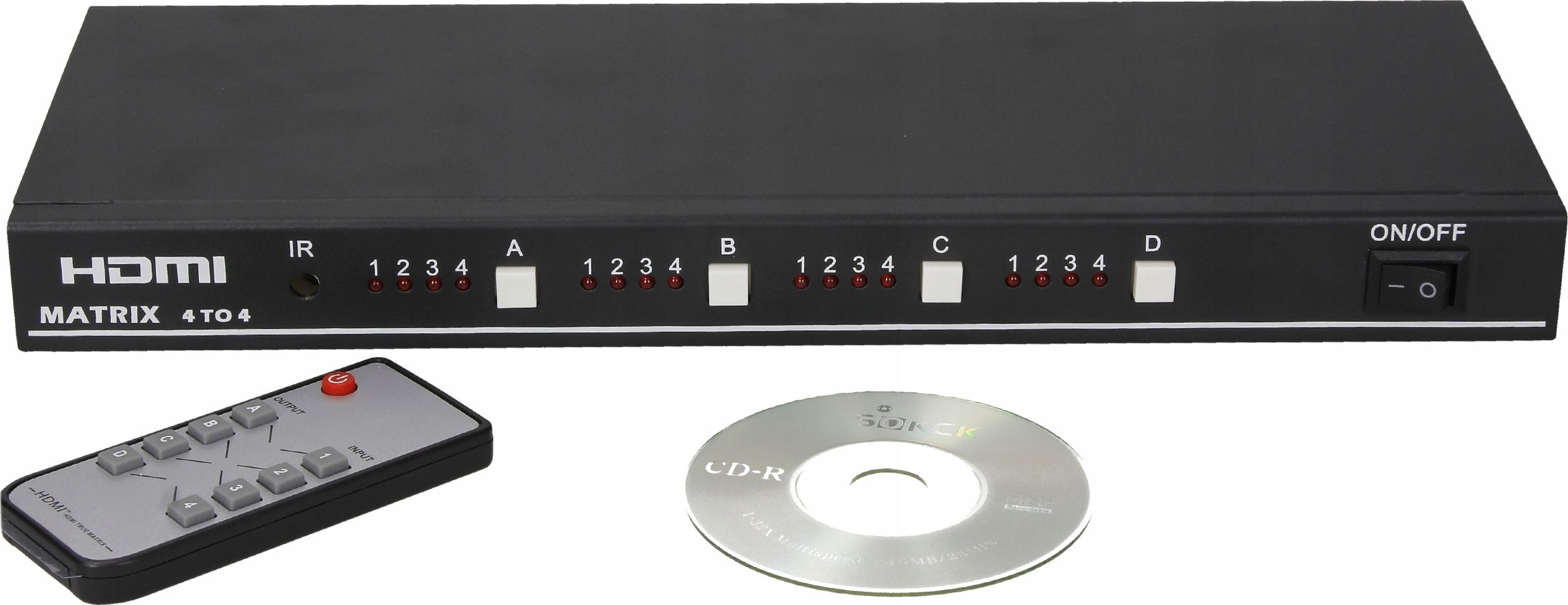 Pawonik MATRYCA HDMI 4x4 FULLHD 1080P MATRIX PRZEŁĄCZNIK