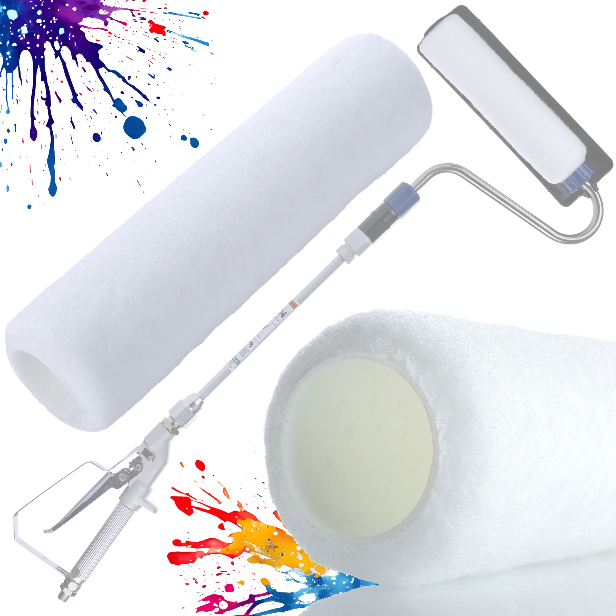 Rosfix ROLKA 25CM WAŁEK MALARSKI AGREGATU MALARSKIEGO MALOWANIA HQ GRACO WAGNER