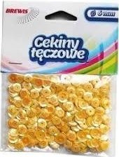 Cekiny tęczowe T 120 żółty