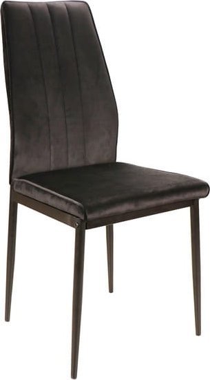 Signal Krzesło ATOM VELVET czarne