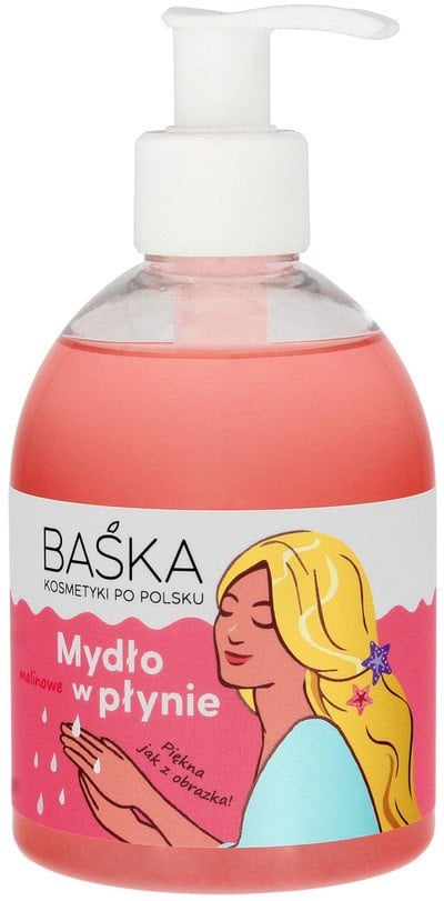 BAŚKA Kosmetyki Po Polsku Malinowe Mydło w płynie 250ml