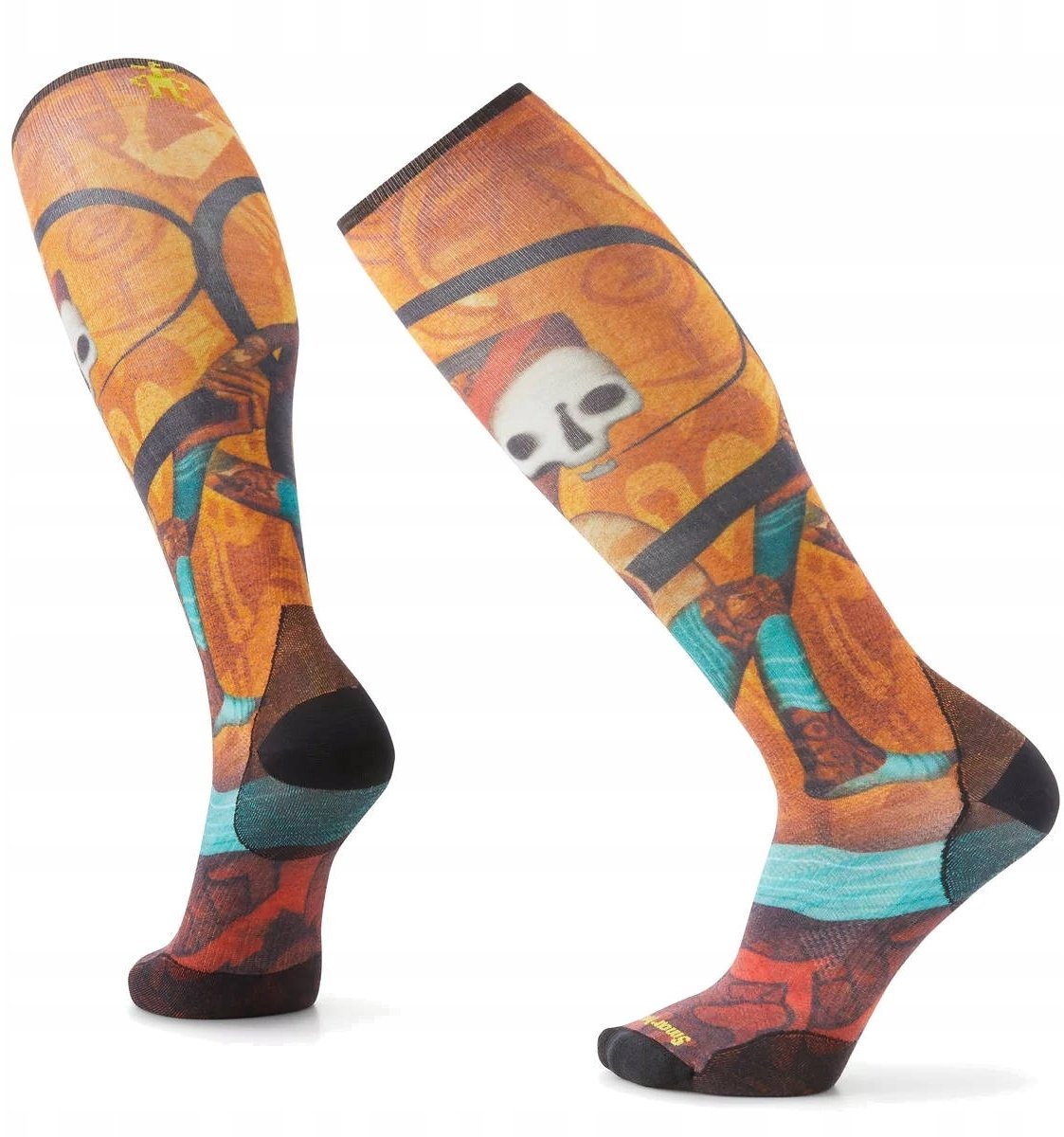 Smartwool U'S Ski Zero Cushion Memory Quilt Print OTC Socks, 150, M