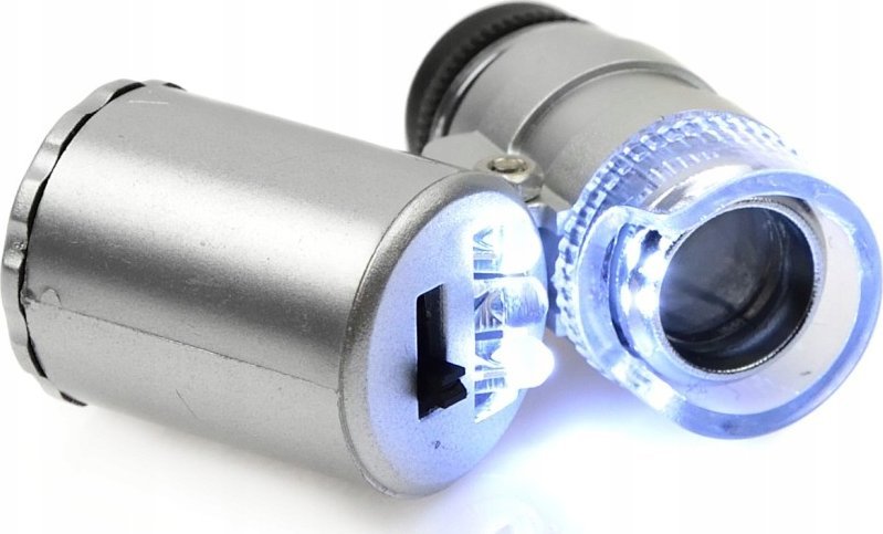 Mikroskop Geko Mikroskop kieszonkowy - lupa powiększająca (1/20//400)