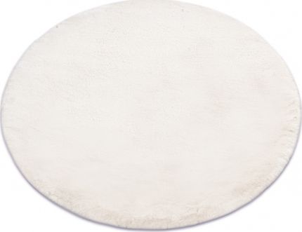 Dywany Łuszczów Dywan TEDDY Koło Shaggy beż bardzo gruby, pluszowy, antypoślizgowy, do prania, koło 100 cm
