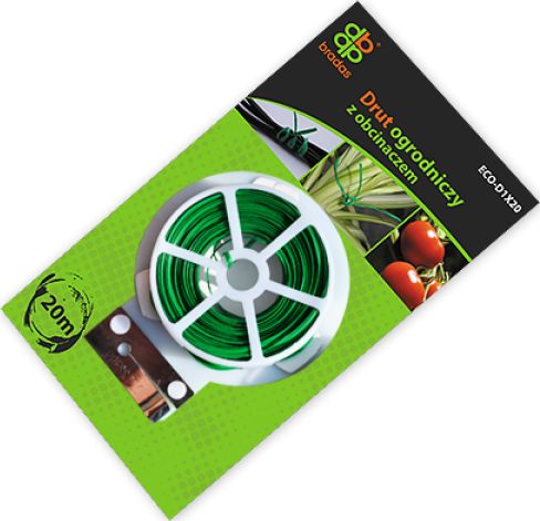 Bradas drut ogrodniczy z obcinaczem 20m uniwersalny (TYD1X20)