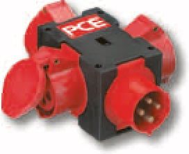 PCE Rozdzielnica przenośna PIESZYCE 3x16A/4P IP44 (9430006W)