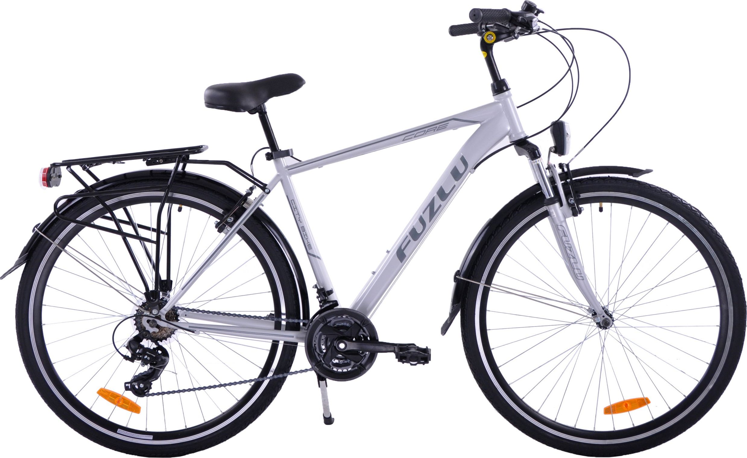 Fuzlu Rower trekkingowy Fuzlu Core amt srebrno-szary 19"