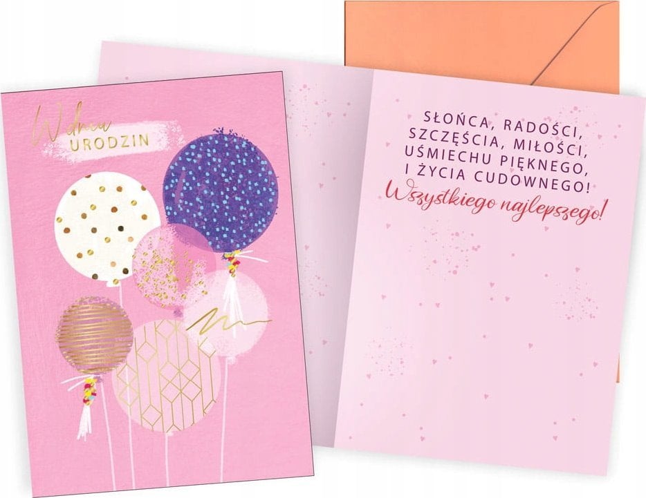 KUKARTKA KARNET PR URODZINY PR-508