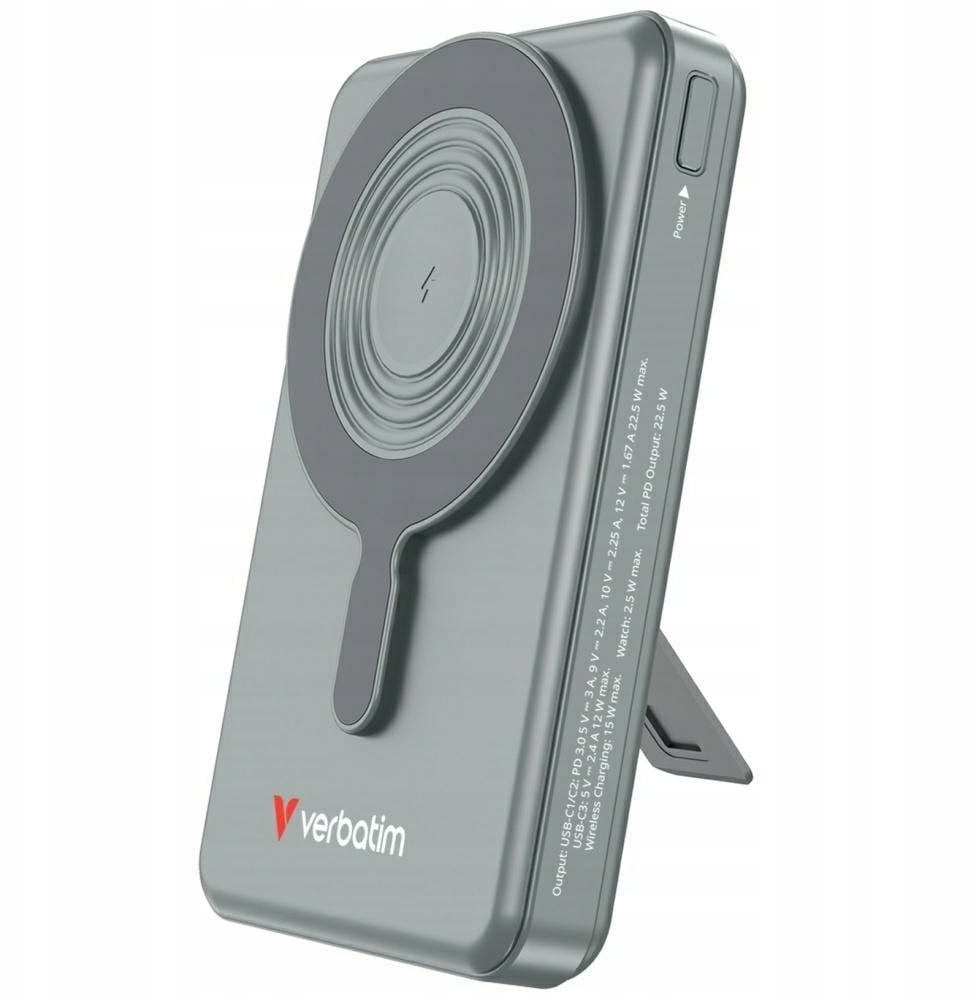 Powerbank Verbatim Charge´n´Go Power Bank 2C & Display 10000mAh grey