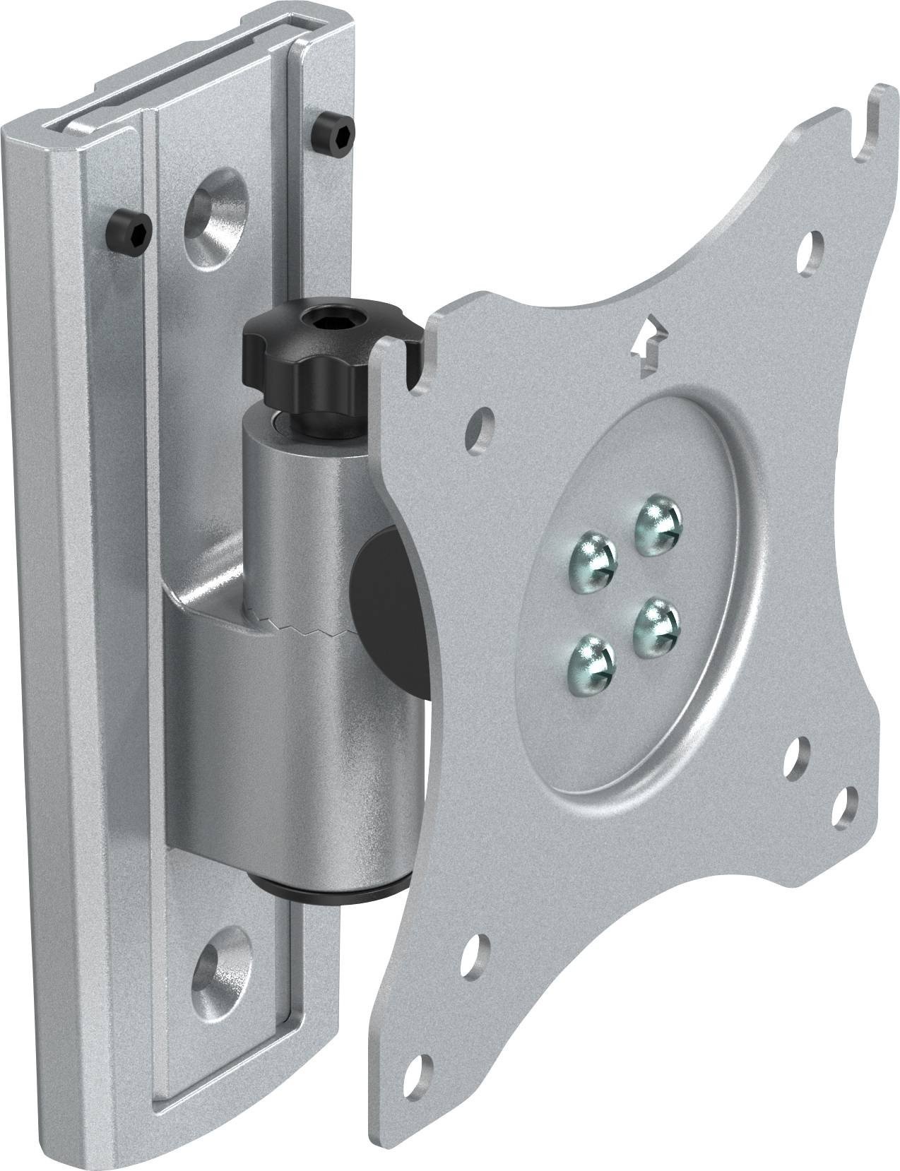 SpeaKa Professional SP-9474784, 75 x 75 mm, 100 x 100 mm, -35 - 55°, -45 - 45°, Aluminium, Steel, Silver