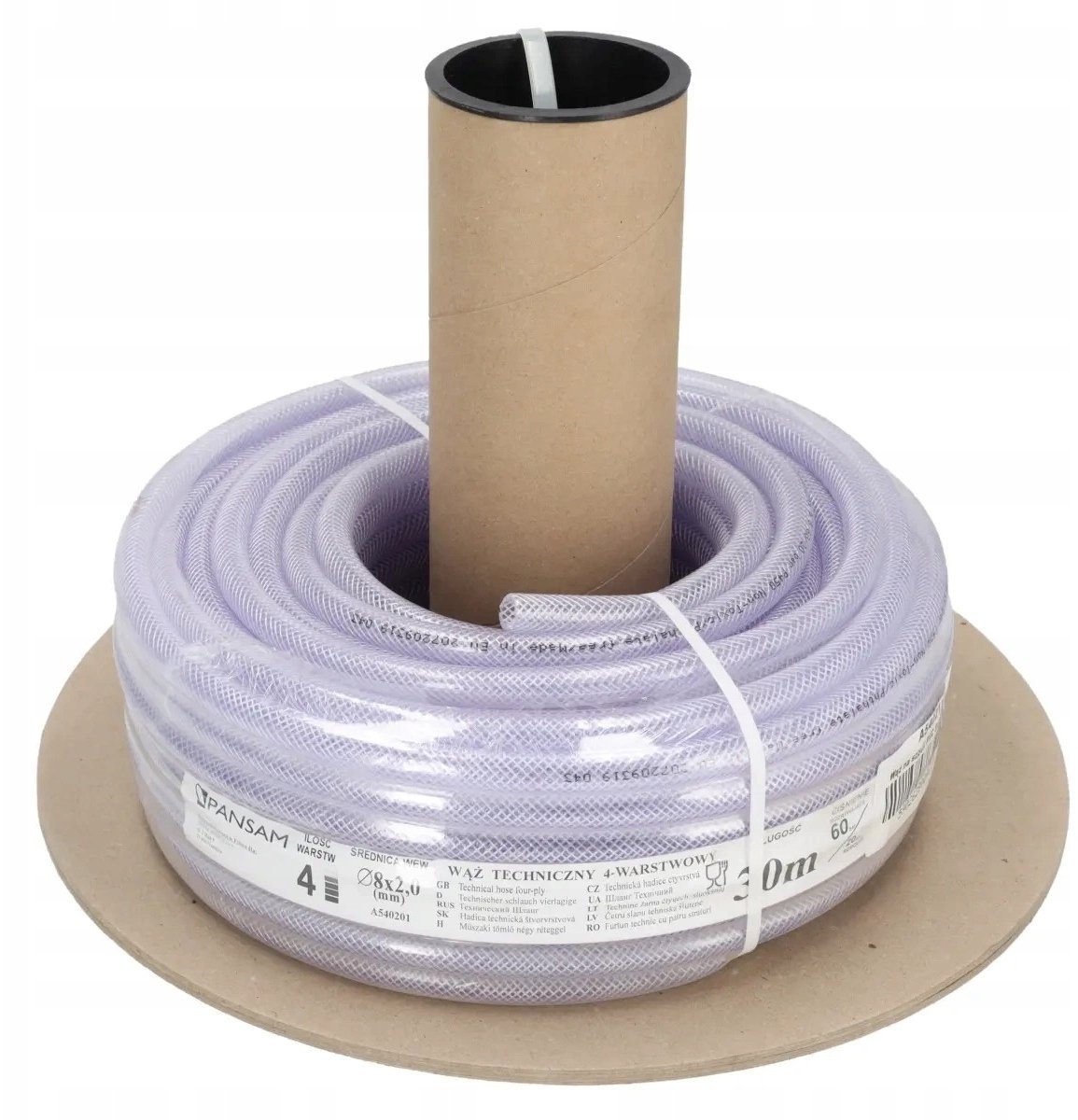 Dedra Wąż na szpuli PVC 8x13mm 30m