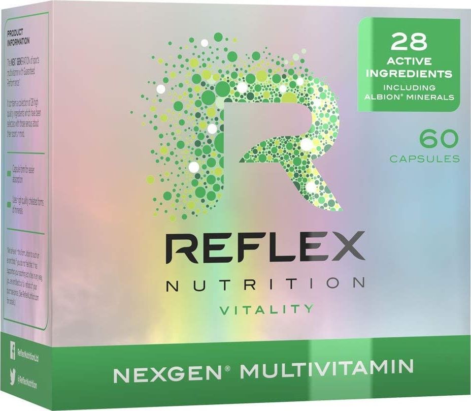 Reflex Nutrition Reflex Nutrition - Nexgen Sports Multivitamina, 60 kapsułek