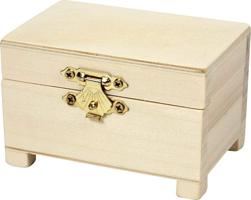 Creativ Company Drewniana szkatułka 6x9x6 cm