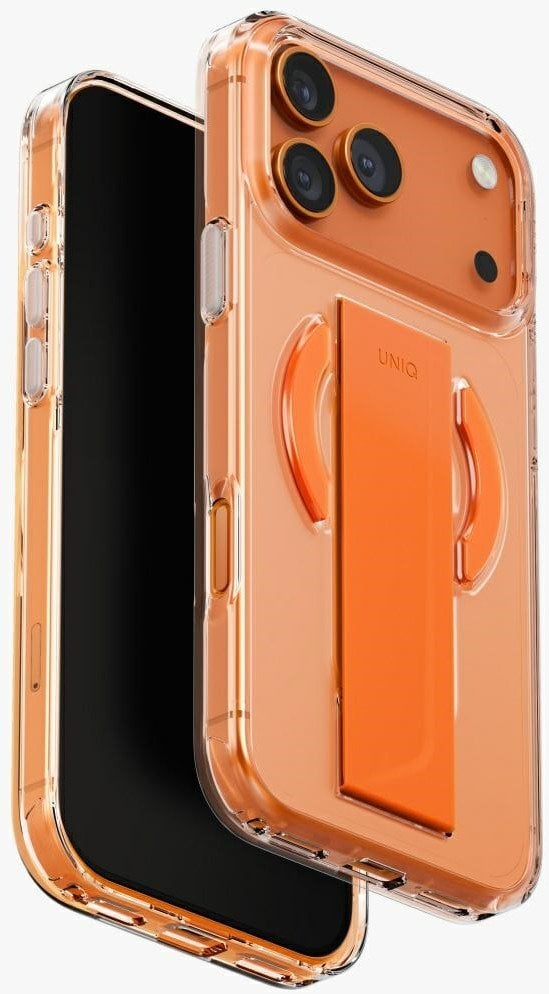 Etui UNIQ Heldro Air do Apple iPhone 17 Pro Max MagClick Charging pomarańczowy