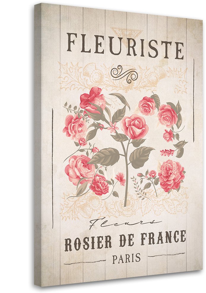 Feeby obraz na płótnie Kwiaciarnia Kwiaty Vintage 60x90 large