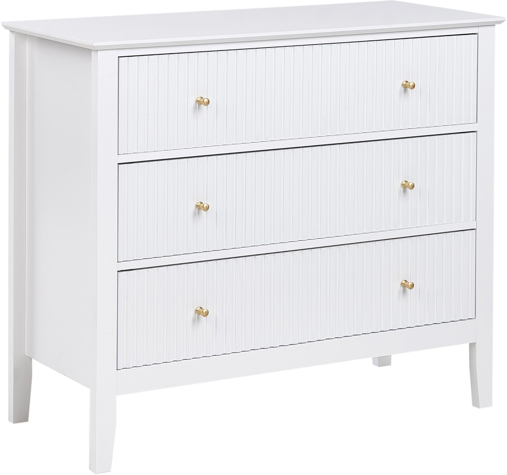 Komoda 3 szuflady ASSISI Biały