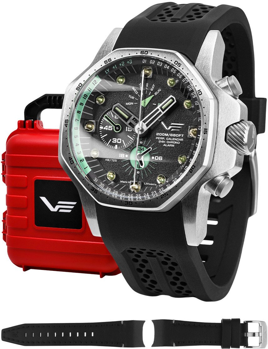 Zegarek męski Vostok Europe YM86-640A695S czarny