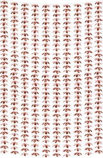 PartyDeco Girlanda kurtyna sztuczne kwiaty różowe złoto