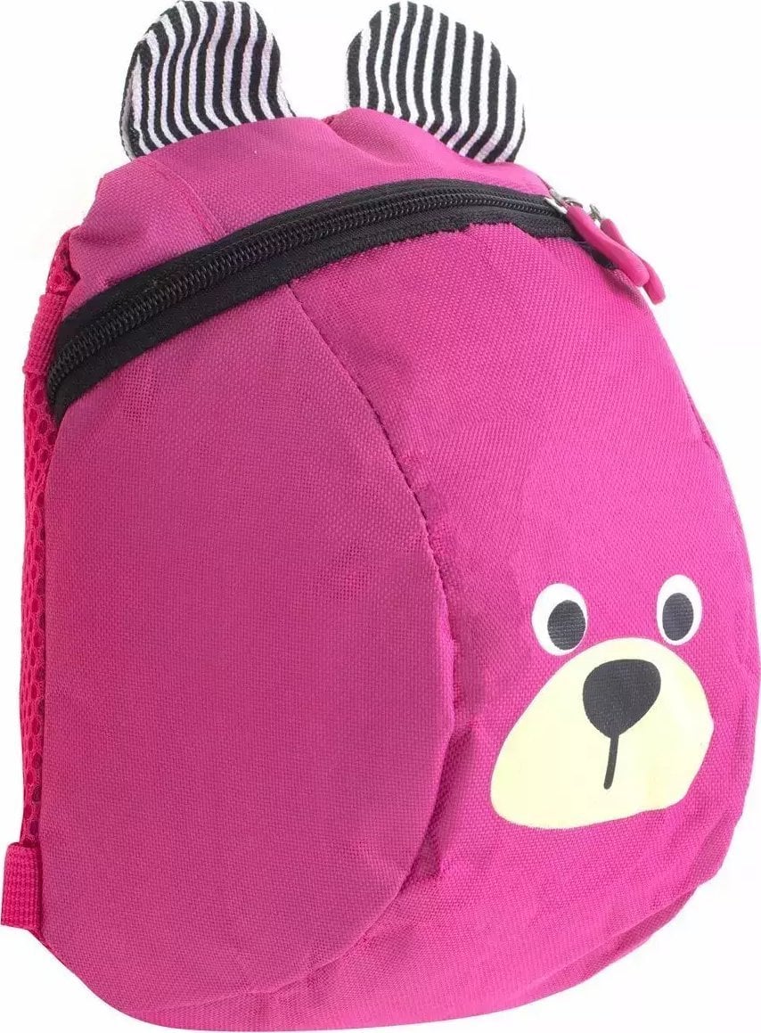 RoGer Children's Backpack Bear Pink