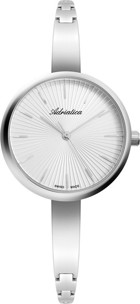 Zegarek Adriatica Zegarek Damski Adriatica na bransolecie A3701.5113Q - Zegarek Kwarcowy Swiss Made
