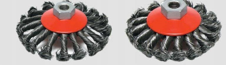 SZCZOTEX Szczotka Druciana Stalowa Szczotex T 100mm M14