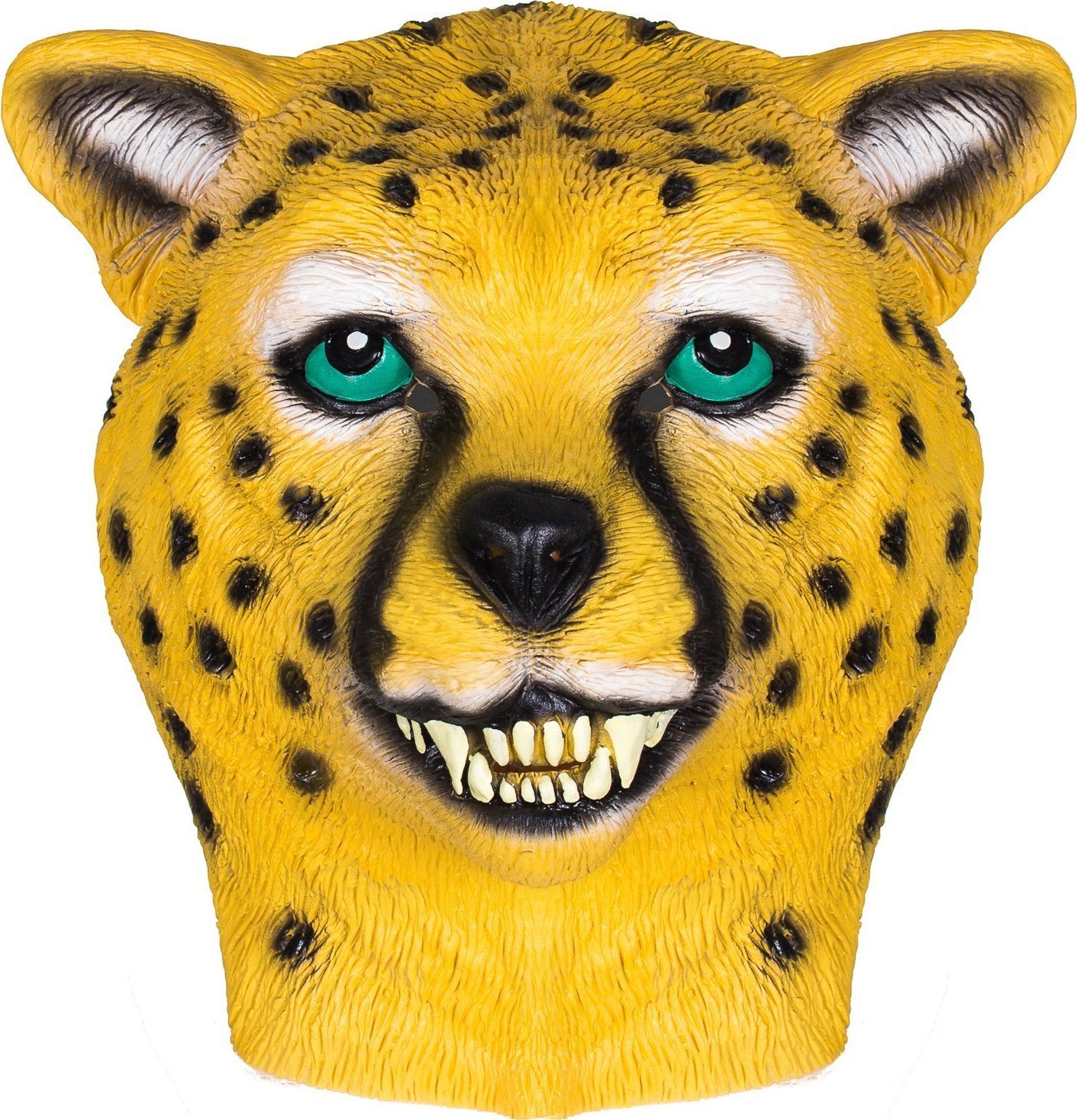 Korbi Profesjonalna lateksowa maska GEPARD głowa geparda