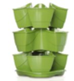 Prosperplast Doniczka 3-elementowa COUBI 295mm biała - DKN3003-S449