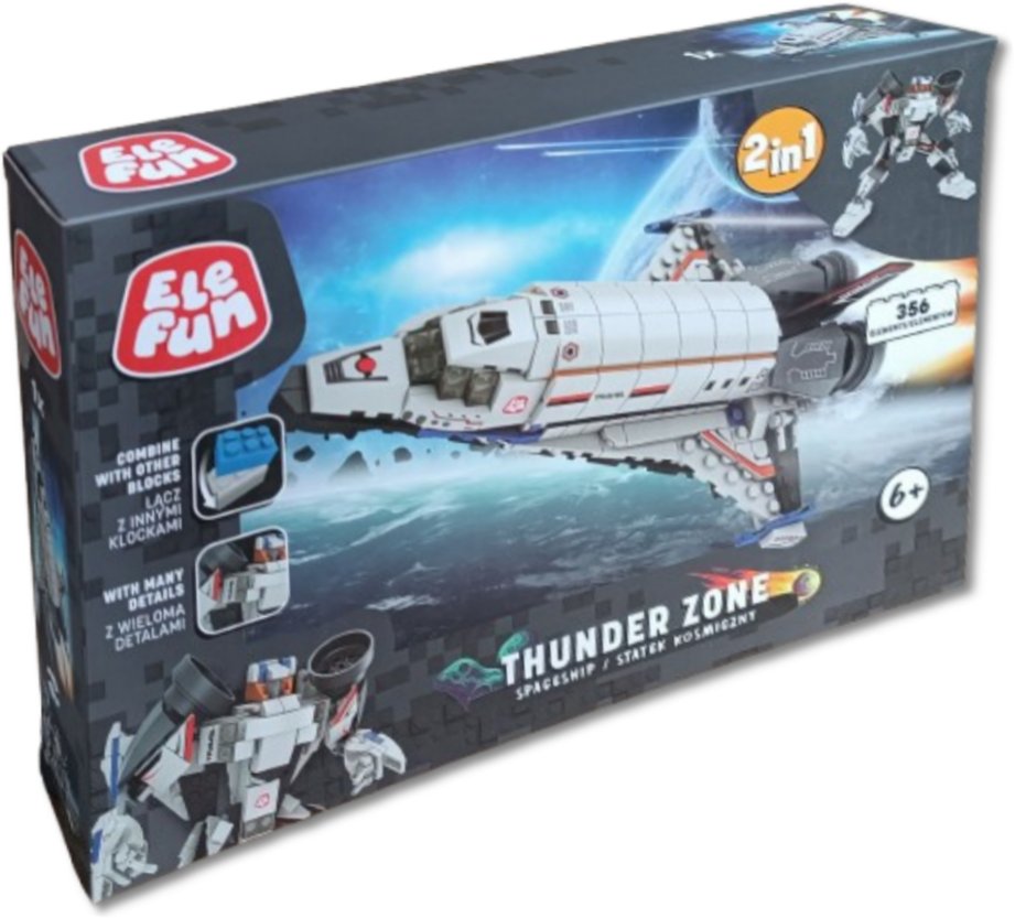Klocki Elefun Thunder Zone Statek kosmiczny (2w1) FC1034