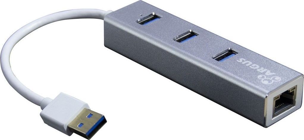HUB USB Argus Argus 1x RJ-45 + 3x USB-A 3.0 (88885471)