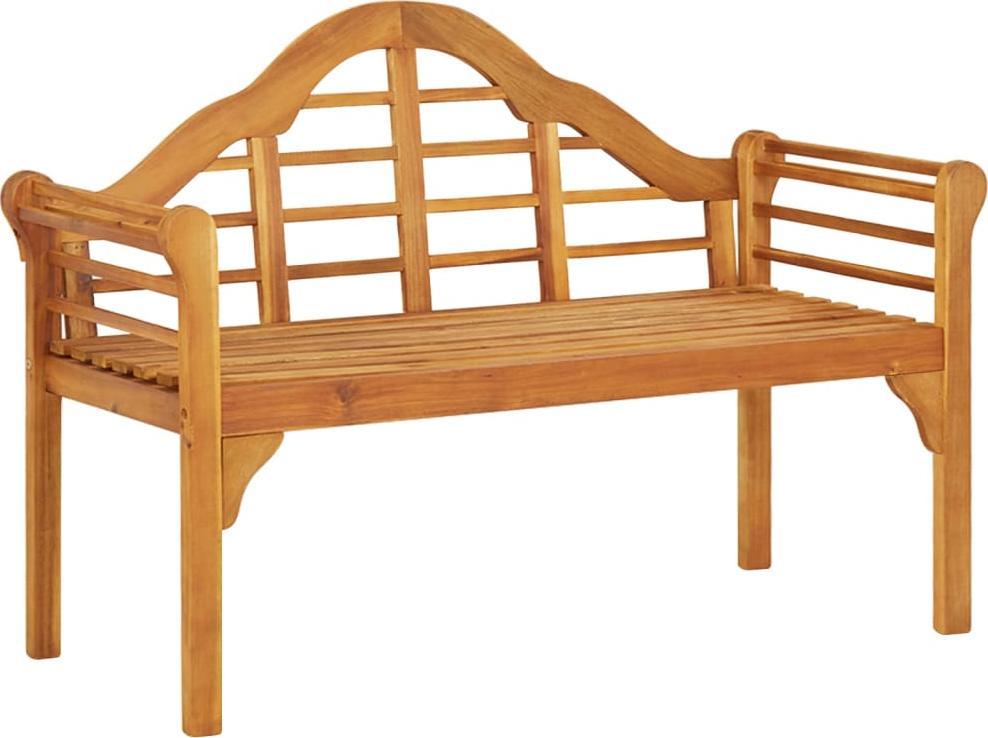 vidaXL Ławka ogrodowa, 125 cm, lite drewno akacjowe