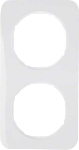 Berker Ramka podwójna R.1 pozioma/pionowa IP20 biała (10122189)