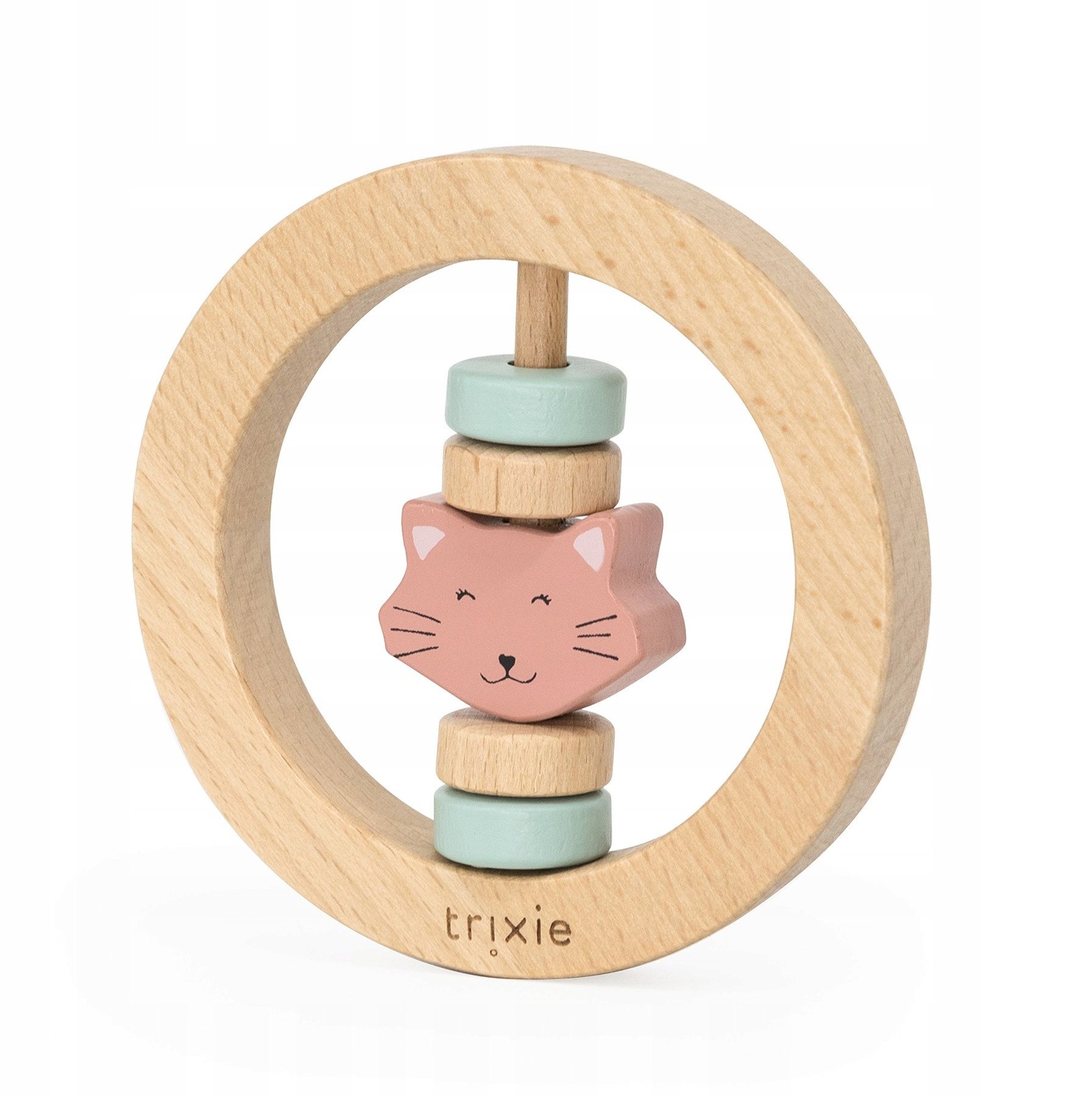 New! Trixie round wooden toy for baby cat 6m+ 36-230