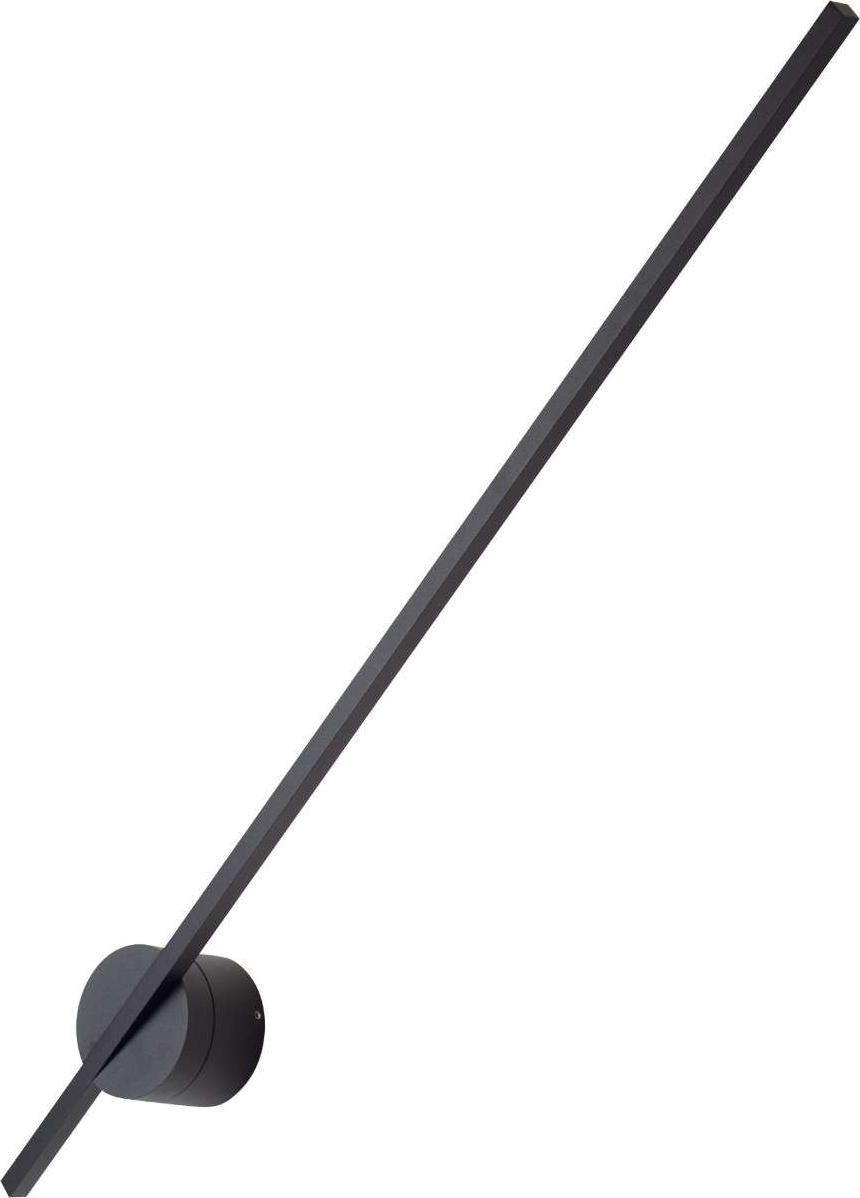 Kinkiet MAXlight LAMPA ścienna SPIDER W0267 Maxlight metalowa OPRAWA kinkiet LED 8,4W 3000K tuba IP44 czarna