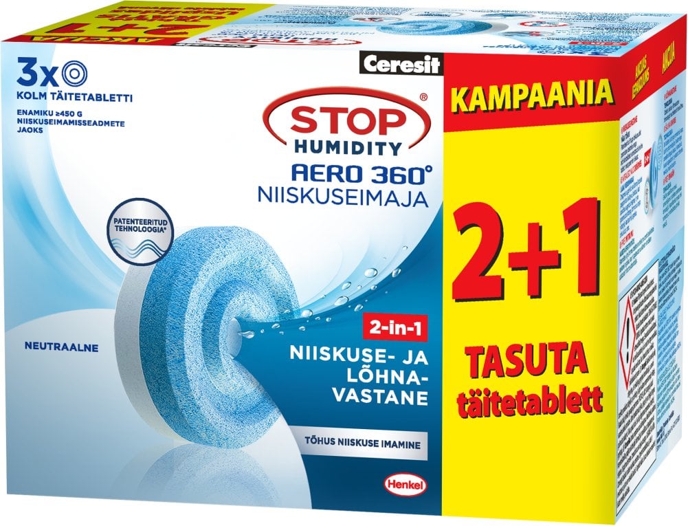 TABLETS FOR MOISTU ABSORBER PROMO 3X450G