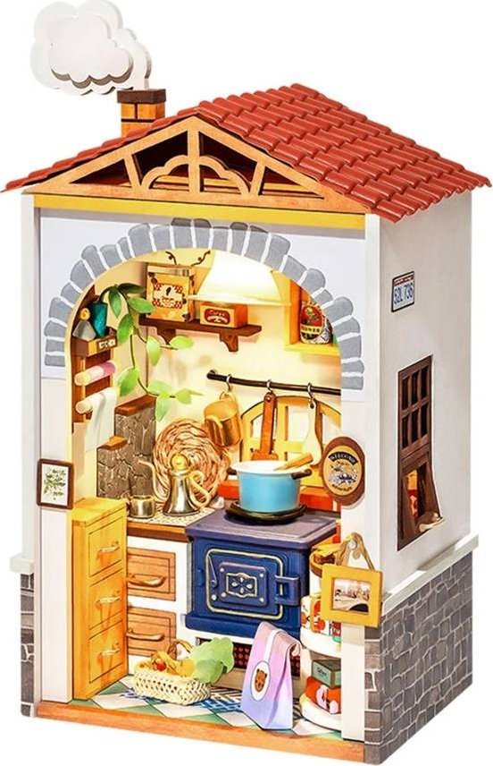 Robotime ROBOTIME Składany Drewniany Model Puzzle 3D - Kuchnia Smaków