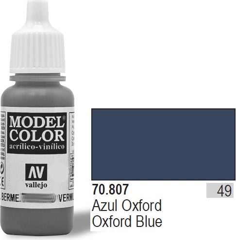 Vallejo Farba Nr49 Oxford Blue Matt - (70807)
