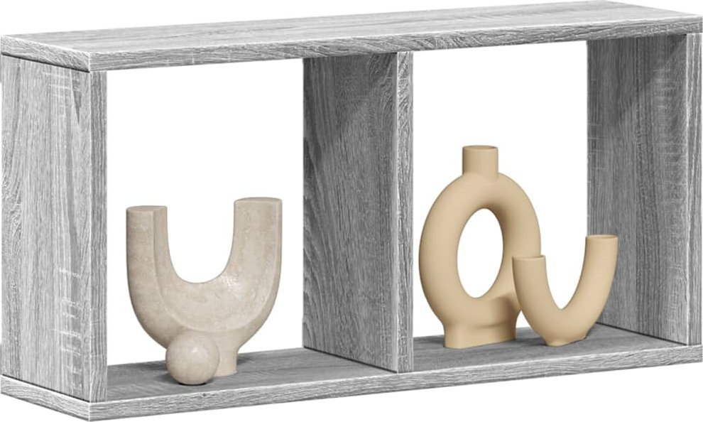 vidaXL Półka ścienna, 60x16x30 cm, szary dąb sonoma