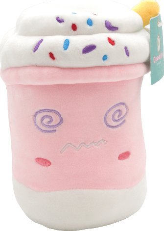 myHomelife Maskotka pluszak mały milk shake truskawkowy