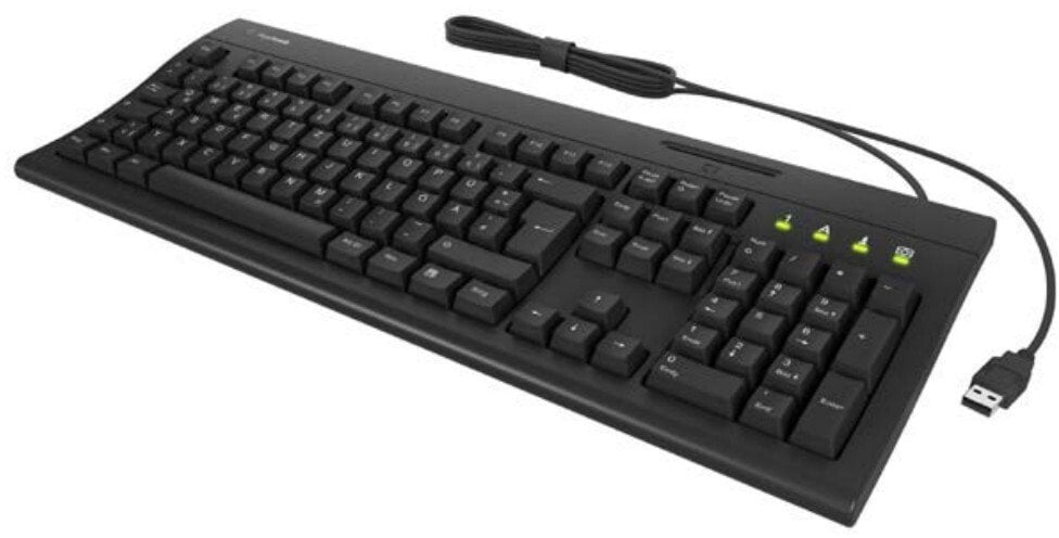 Klawiatura Keysonic KeySonic TAS KSK-8041U-CRT Smart Cardreader czarny