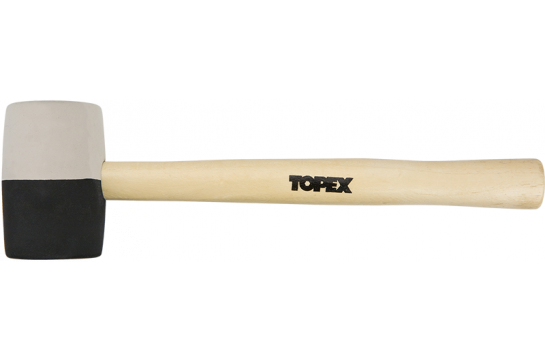 Topex Młotek gumowy rączka drewniana 680g 338mm (02A355)