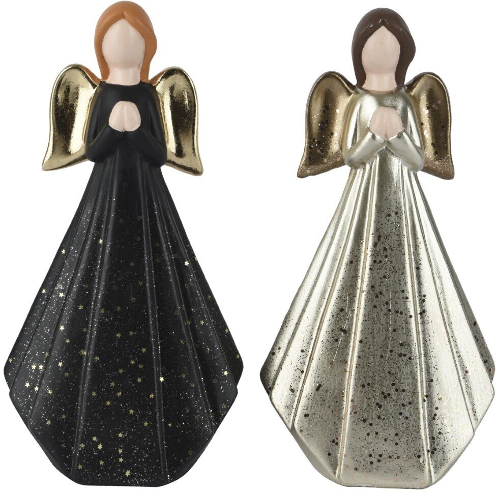 Figurka świąteczna Aniołek terakota 30,5cm 1szt