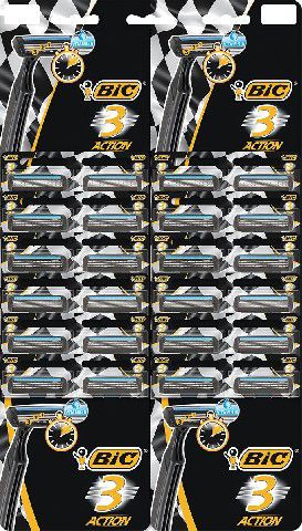 Bic Maszynka do golenia 3 Action karta 24 szt.